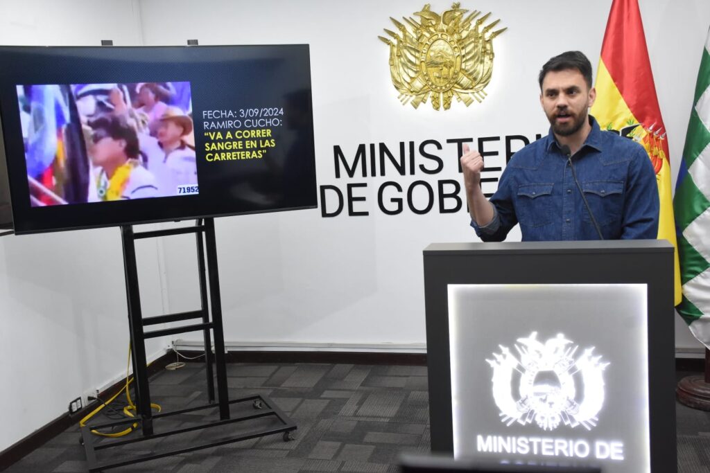 Del Castillo: Morales quiere volver a la silla presidencial con una guerra civil